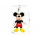 PELUCHE PORTACHIAVI CON MOSCHETTONE MICKEY MOUSE DISNEY ORIGINAL 18CM PORTACHIAVI PUPAZZO MORBIDO TOPOLINO