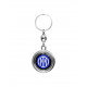 PORTACHIAVI FC INTERNAZIONALE IN ACCIAIO 9CM LOGO GIREVOLE PRODOTTO UFFICIALE FC INTER MILANO DA GIEMME TORINO ITALY