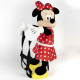 PELUCHE A ZAINO MINNIE MOUSE DISNEY ORIGINAL 31X58X18CM PUPAZZO TOPOLINA MORBIDO A ZAINETTO CON 1 ZIP SU SPALLE