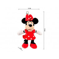 PELUCHE PORTACHIAVI CON MOSCHETTONE MINNIE MOUSE DISNEY ORIGINAL 18CM PORTACHIAVI PUPAZZO MORBIDO TOPOLINA CERDÀ