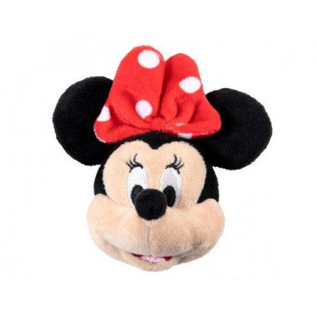 PELUCHE PORTACHIAVI TESTONE MINNIE MOUSE DISNEY ORIGINAL 10X10CM PORTACHIAVI PUPAZZO MORBIDO TOPOLINA CERDÀ