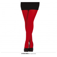 COLLANT CALZE DONNA NYLON ROSSE TG.UNICA PER TRAVESTIMENTI DI CARNEVALE SCENE SPETTACOLI SEXY E PARTY VARI RED TIGHTS