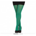 COLLANT CALZE DONNA NYLON VERDI TG.UNICA PER TRAVESTIMENTI DI CARNEVALE SCENE SPETTACOLI E PARTY VARI GREEN TIGHTS