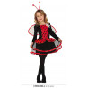 COSTUME CARNEVALE COCCINELLA 7/9 ANNI VESTITO LITTLE LADYBUG COMPLETO DI ALI E E DIADEMA ANIMALI DELLA FORESTA NO ACCESS