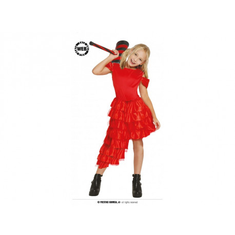 COSTUME DONNA PAZZA PERICOLOSA VESTITO 5/6 ANNI TRAVESTIMENTI CARNEVALE HARLEY QUINN SUICIDE ABITO ROSSO SEXY NO ACCESS