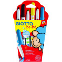 ASTUCCIO 6 PENNARELLI GIOTTO BE BÈ MAXY SUPER LAVABILI COLORI PER I PIU PICCOLI ALTA QUALITÀ GIOTTO BEBÈ FILA ITALY