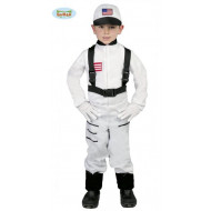 COSTUME CARNEVALE ASTRONAUTA DELLA NASA BAMBINO 10/12 ANNI VESTITO COMPLETO DI TUTA E CAPPELLINO NO ACCESSORI