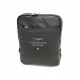 TRACOLLA MEDIA IN CANVAS NERA UOMO AERONAUTICA MILITARE 25X20X5CM 1 ZIP MULTITASCHE CON ZIP E CLIP AERONAUTICA MIL.ITALY