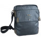 TRACOLLA MEDIA IN CANVAS BLU UOMO AERONAUTICA MILITARE 28X23X8CM 1 ZIP MULTITASCHE CON ZIP E CLIP AERONAUTICA MILI.ITALY