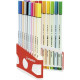 SET 20 PENNARELLI PEN 68 BRUSH PREMIUM CON PUNTA A PENNELLO FLESSIBILE PER LETTERING,FUMETTI,MANGA.STABILO POINT