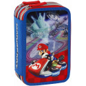 ASTUCCIO SCUOLA 3 ZIP A LIBRO MARIOKART45PZ PENNA FRXION COLORI GIOTTO+ACCESSORI SUPERMARIO NINTENDO PANINI SCUOLA ITALY