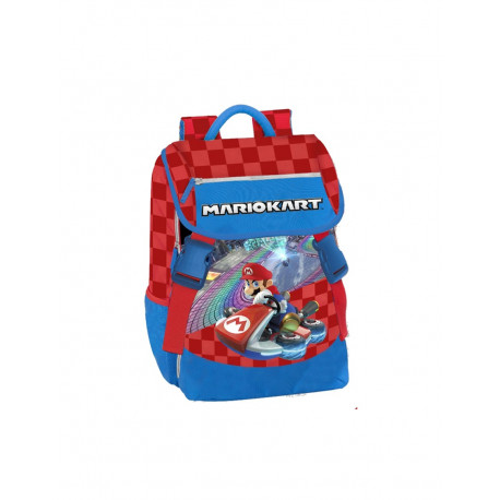 ZAINO ESTENSIBILE SUPERMARIO NINTENDO OFFICIAL 44X30X12+13CM BLU E ROSSO ZAINO SCUOLA E TEMPO LIBERO PANINI SCUOLA ITALY