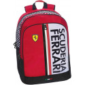 ZAINO SCUOLA ORGANIZZATO SCUDERIA FERRARI KIDS OFFICIAL 42X32X21CM 2 ZIP DOPPIA TASCA CON ZIP DA PANINI SCUOLA ITALY