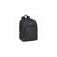 ZAINO SCUOLA ORGANIZZATO COMIX NERO 44X31X11+5CM 3 ZIP 2 TASCHE C/ZIP +1 PORTA PC UTILE PER VIAGGI PANINI SCUOLA ITALY