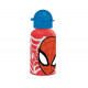 BORRACCIA ALLUMINIO SPIDERMAN ORIGINAL MARVEL 500ML ROSSA CON BECCUCCIO BIANCO RICHIUDIBILE CON TAPPO BLU IN PLASTICA