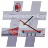 OROLOGIO DA PARETE AC MILAN QUADRANTE MULTICOLOR IN PLEXIGLASS WEAREACMILAN DIAMETRO 24CM CON LOGO PRODOTTO UFFICIALE