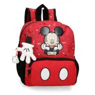 ZAINO ASILO E TEMPO LIBERO MICKEY THING DISNEY 23X28X10CM ZAINETTO TOPOLINO+GADGET 1 ZIP +2 TASCHE LATO +1 TASCA CON ZIP