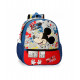 ZAINO ASILO E TEMPO LIBERO MICKEY COLOUR MAYHEM DISNEY 23X28X10CM ZAINETTO TOPOLINO 1 ZIP + 2 TASCHE +1 TASCA CON ZIP