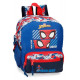 ZAINO ASILO E DA VIAGGIO SPIDER MAN 23X28X10CM 1 ZIP +TASCHE PORTA BORRACCIE + 2 TASCHE CON ZIP ZAINETTO UOMO RAGNO