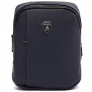 TRACOLLA GALLERIA LAMBORGHINI COLORE BLU ORIGINALE 24X27X8 CM TESSUTO PVC BODYBAG