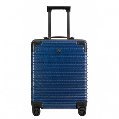 TROLLEY LAMBORGHINI GALLERIA BAGAGLIO A MANO 37X52X22 CM COLORE BLU LUXURY ORIGINALE