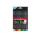 FABER CASTELL 36 COLORI A LEGNO BLACK EDITION MINA 3,3MM MORBIDA FUSTO NERO IDEALE PER CARTE COLORATE E SCURE