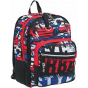 SJ SEVEN OFFERTA ZAINO SCUOLA ORGANIZZATO DOPPIO SCOMPARTO MULTICOLOR 30X42X20CM 30LT GANG EVER URBAN SEVEN JUNIOR ITALY