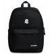 ZAINO CARLSON PLAIN INVICTA BACKPACK NERO ZAINO AMERICANO SCUOLA E TEMPO LIBERO 31X44X15CM GARANZIA 4 ANNI SEVEN ITALY