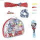 SET BELLEZZA ACCESSORI PER CAPELLI DISNEY MINNIE BEAUTY DA VIAGGIO CON SPAZZOLA CERCHIETTO ELASTICI PINZETTE PER CAPELLI