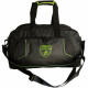 BORSA SPORT DA VIAGGIO E TEMPO LIBERO AUTOMOBILI LAMBORGHINI 48X20X30CM NERO BORDI E LOGO VERDE FLUO.PANINI SCUOLA ITALY