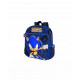 ZAINO ASILO E TEMPO LIBERO SONIC THE HEDGEHOG ZAINETTO 28,5X26X10CM 1ZIP +TASCA C/ZIP +2 PORTABORRACCE UTILE PER VIAGGI