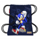 ZAINO STRING BAG TEMPO LIBERO SONIC THE HEDGEHOG ZAINETTO A SACCA CON SPALLACCI 31X42CM UTILE PER VIAGGI