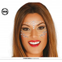 GIOIELLI ADESIVI DA VISO STELLE ADESIVE PLASTICA MAKE-UP PER TRAVESTIMENTI DI CARNEVALE SPETTACOLI SCENE E PARTY VARI