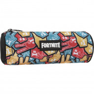 TOMBOLINO SCUOLA FORTNITE FOAM FINGERS EPIC GAMES ASTUCCIO PORTATUTTO DA VIAGGIO 21X9X9CM 1 ZIP.PANINI SCUOLA ITALY