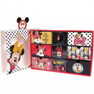 SET BELLEZZA SCATOLINE CON ACCESSORI VARI A SORPRESA DISNEY MINNIE ACCESSORI MODA ELASTICI PINZETTE PER CAPELLI