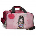 BORSA DA VIAGGIO GORJUSS FOR MY LOVE SANTORO LONDON ORIGINAL SIMILPELLE 45X25X25CM IDEALE PER PALESTRA E PISCINA