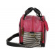 BEAUTY CASE DA VIAGGIO GORJUSS SANTORO LONDON ORIGINAL FOR MY LOVE SIMILPELLE 28X21X19CM CON TRACOLLA 3 ZIP MULTITASCHE