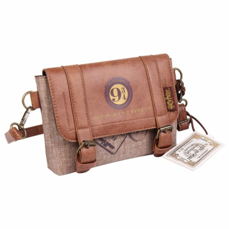 VERSATILE MARSUPIO BORSA A TRACOLLA HARRY POTTER 20X14X3CM HOGWARTS EXPRESS BINARIO 9E3/4 WIZARDING WORLD ORIGINAL