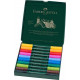 COLORI MARCATORI FABER CASTELL CONFEZIONE DA 10 PEZZI DOPPIA PUNTA ACQUARELLABILI FINEST ARTIST QUALITY