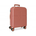 TROLLEY DA VIAGGIO ABS 2ZIP ESPANDIBILE 4 RUOTE PEPE JEANS LONDON HIGHLIGHT BAGAGLIO A MANO40X55X20CM CHIUSURE A COMBINA