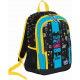 ZAINO SCUOLA ORGANIZZATO 2 SCOMPARTI 42X32X17CM ZAINO TEMPO LIBERO TWO PLAYERS ONE CONSOLE TPOC SCHOOL SEVEN ITALY