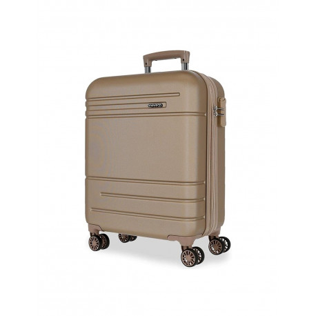 TROLLEY DA VIAGGIO ABS 4 RUOTE MOVOM GALAXY CHAMPAGNE VALIGIA BAGAGLIO A MANO 40X55X20CM 2,9KG CHIUSURA A COMBINAZIONE