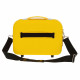 BEAUTY CASE DA VIAGGIO RIGIDO ABS MOVOM 29X21X15CM GIALLO 1ZIP CON TRACOLLA E FASCIA ELASTICA ADATTABILE AL TROLLEY