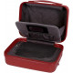 BEAUTY CASE DA VIAGGIO RIGIDO ABS MOVOM 29X21X15CM BORDEAUX 1ZIP CON TRACOLLA E FASCIA ELASTICA ADATTABILE AL TROLLEY