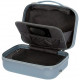 BEAUTY CASE DA VIAGGIO RIGIDO ABS MOVOM 29X21X15CM BLU CIELO 1ZIP CON TRACOLLA E FASCIA ELASTICA ADATTABILE AL TROLLEY