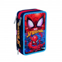 ASTUCCIO 3 ZIP A LIBRO SPIDER MAN MARVEL ORIGINAL COMPLETO ACCESSORI SCUOLA44PZ.GIOTTO/TRATTO CANCELLIK/LYRA/SEVEN ITALY