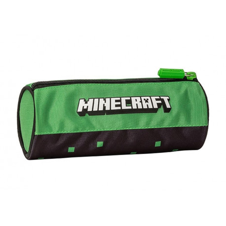 ASTUCCIO PORTATUTTO TOMBOLINO SCUOLA E DA VIAGGIO MINECRAFT+PIXEL PER PERSONALIZZARLO 1ZIP 22X9X9CM PANINI SCUOLA ITALY