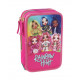 ASTUCCIO SCUOLA 3ZIP A LIBRO RAINBOW HIGH MGA FUCSIA CONTENU.47PZ.PENNA FRIXION COLORI GIOTTO+ACCESS.PANINI SCUOLA ITALY