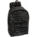 MINI ZAINO COMIX SPECIAL QUILTED BLACK 1ZIP + TASCA C/ZIP 22X33X10CM ZAINETTO TEMPO LIBERO COMIX PANINI SCUOLA ITALY