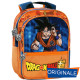 ZAINO ASILO DRAGON BALL ORIGINAL ORGANIZZATO 3 ZIP 30X23X10+4CM IDEALE PER PICCOLE GITE.PANINI SCUOLA ITALY